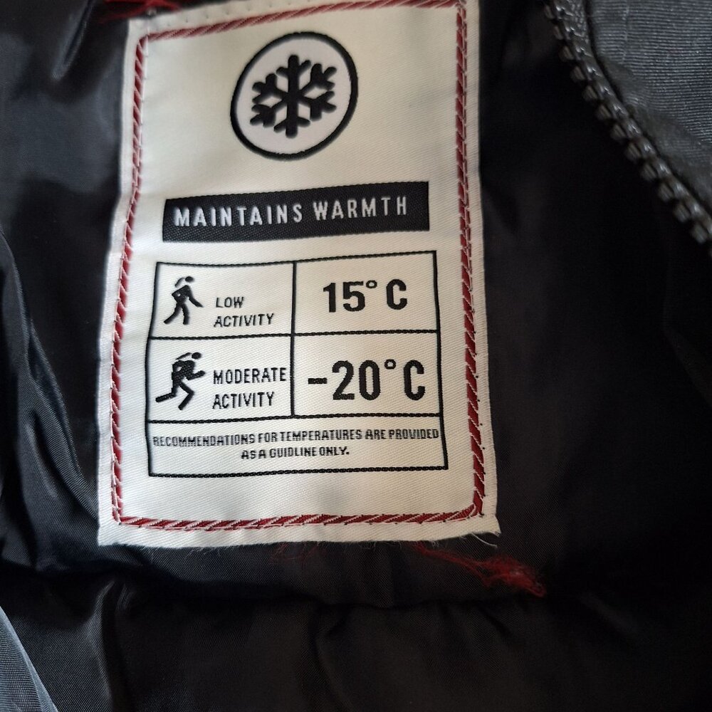 Canada Weathergear Black Hooded Coat Woman size small - Picture 4 of 7